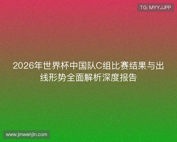 2026年世界杯中国队C组比赛结果与出线形势全面解析深度报告